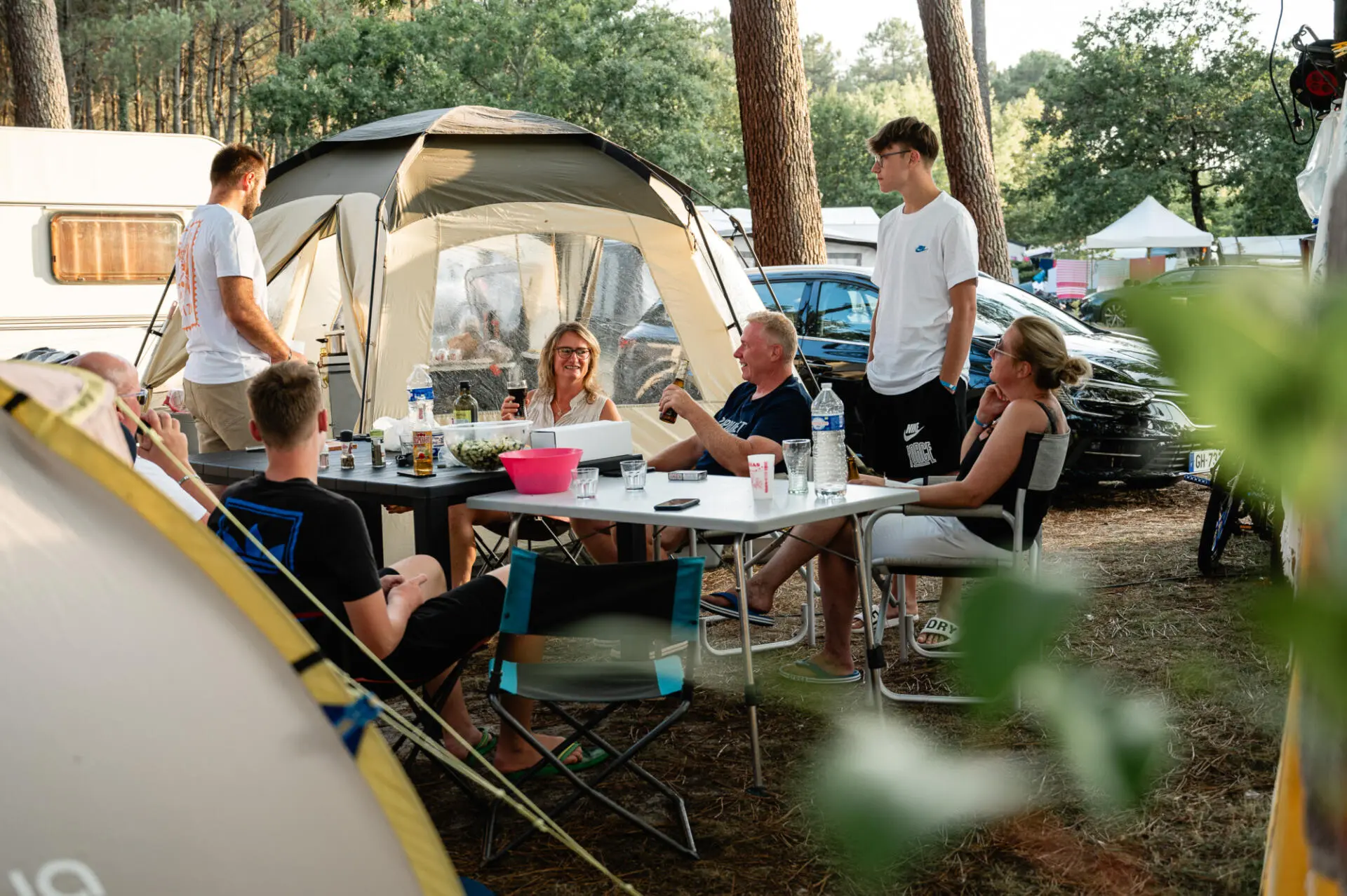 Emplacement tente au camping Le Tatiou