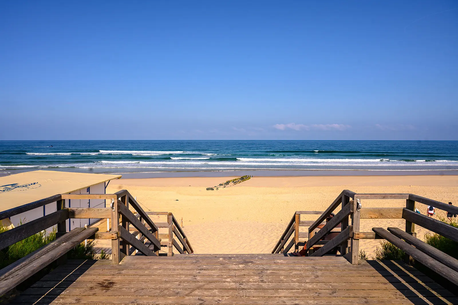 Plage de Mimizan océan Atlantique